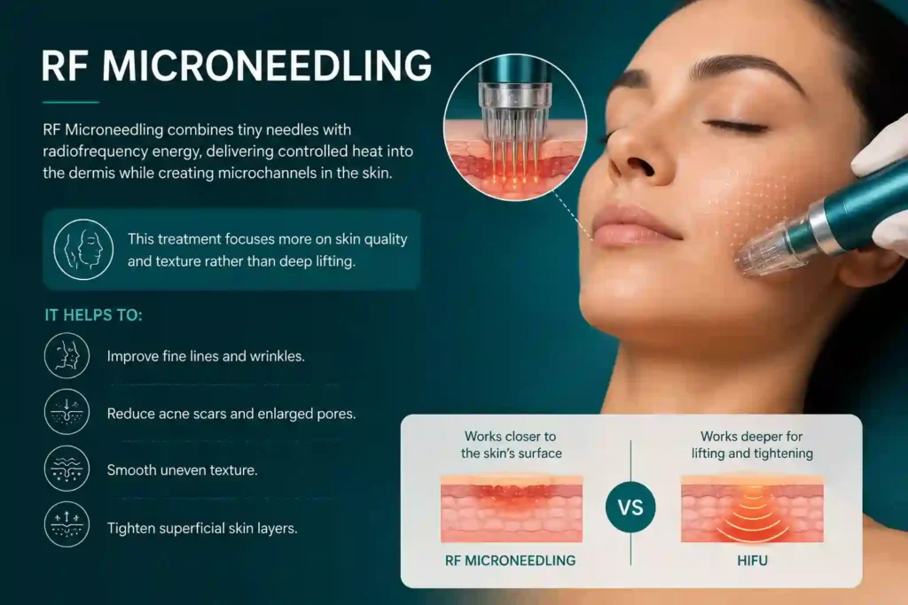 What Does RF Microneedling Do That HIFU Alone Cannot Nottingham