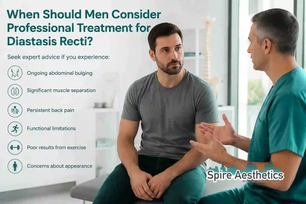 When Should Men Consider Professional Treatment for Diastasis Recti Nottingham?